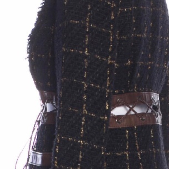 $$SOLD$$RARE $6700 CHANEL BLACK PLAID BLAZER JACKET FR42 - Picture 10 of 14